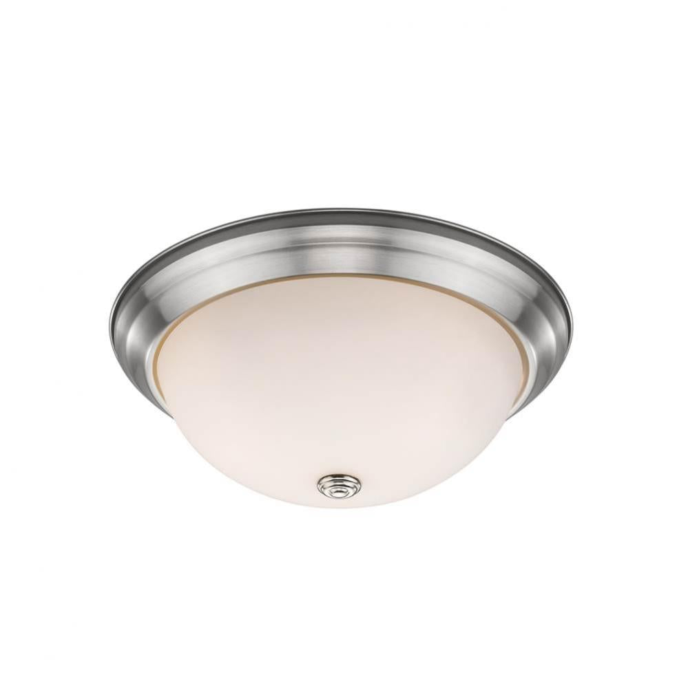 Z-Lite Lighting NICKEL TONES 4001F13-MO-BN Flush Mount - Nickel