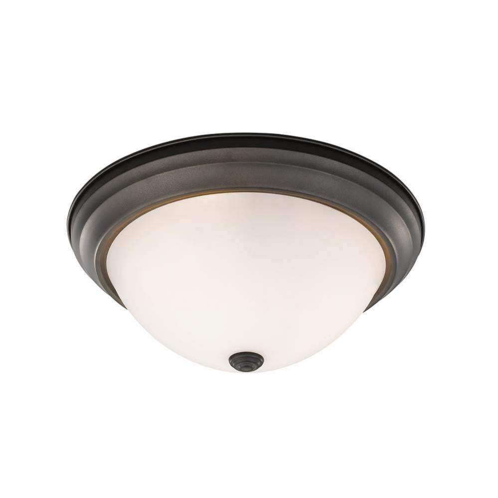 Z-Lite Lighting BROWN 4001F15-MO-BRZ Flush Mount - Bronze