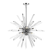 10 Light Chandelier-Clear