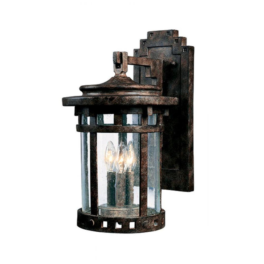 Santa Barbara VX 9 Inch Outdoor Wall Lantern – Sienna