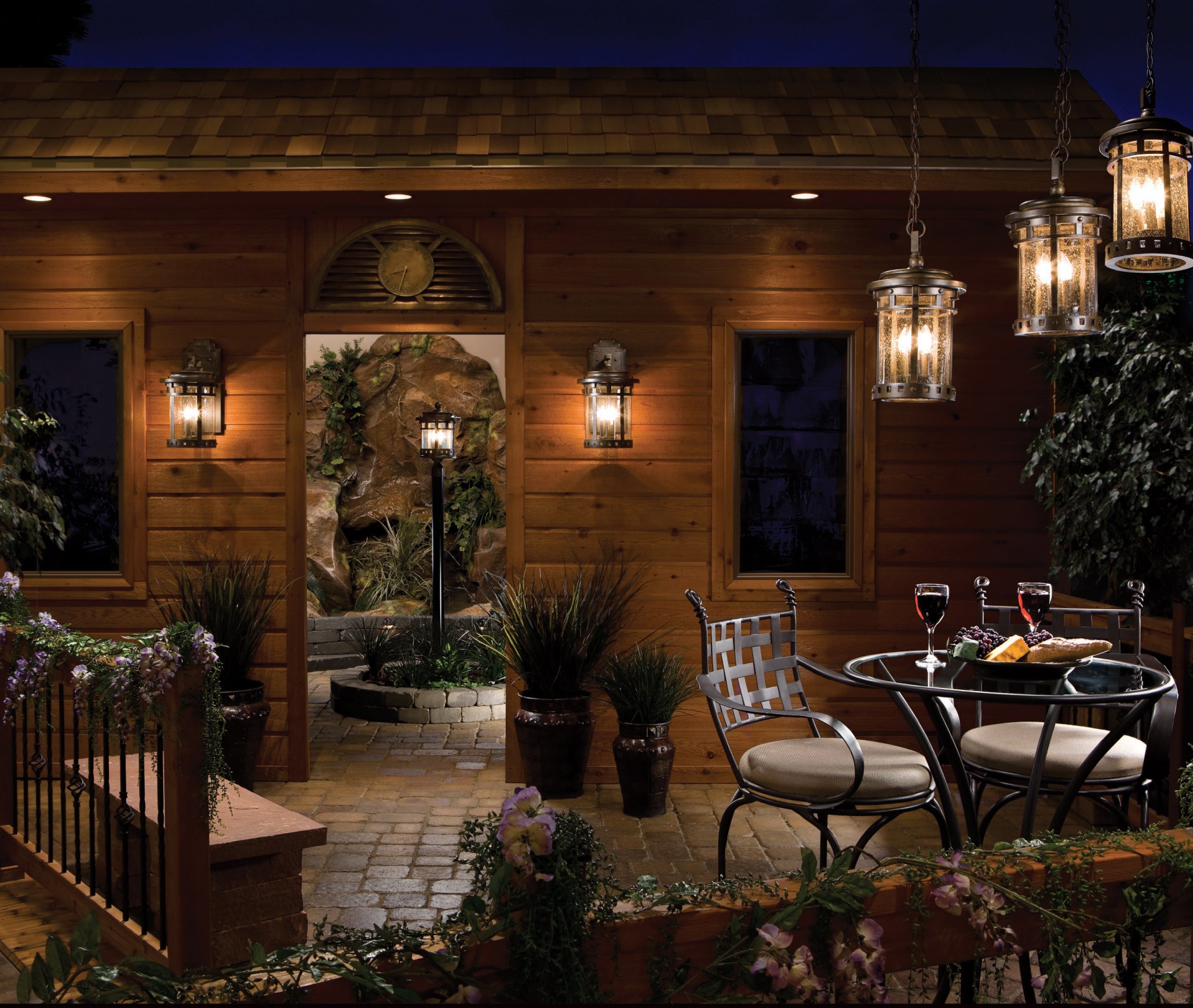 11 Inch Outdoor Hanging Lantern – Sienna