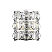 2 Light Wall Sconce-Clear