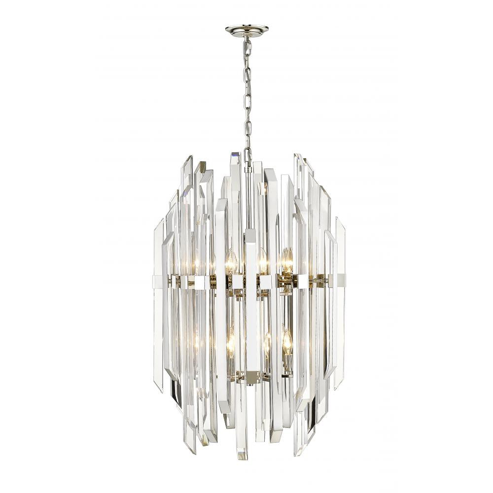 Z-Lite Lighting 4006-12PN Chandelier Contemporary - Nickel