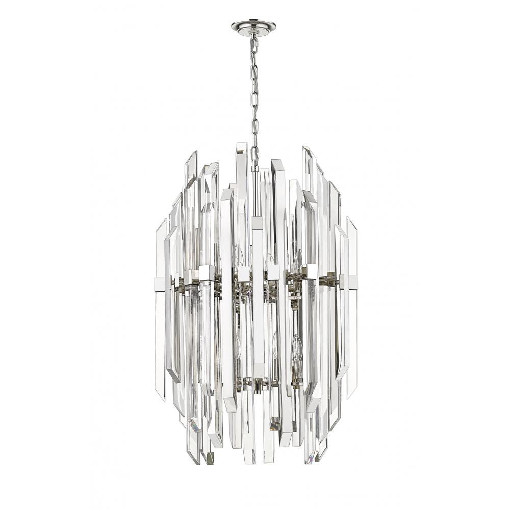 Z-Lite Lighting 4006-12PN Chandelier Contemporary - Nickel