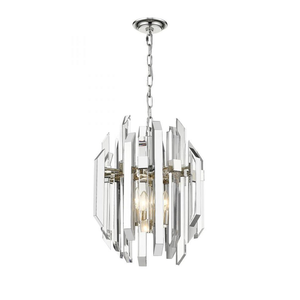 Z-Lite Lighting 4006-4PN Chandelier Contemporary - Nickel