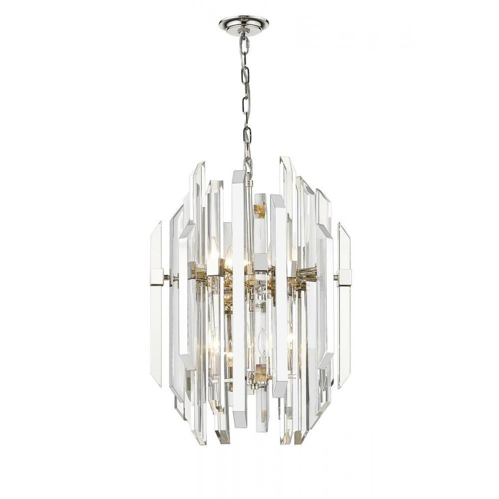 9 Light Chandelier-Clear