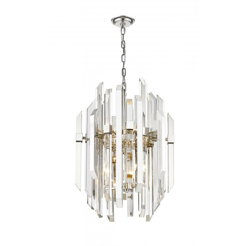 Z-Lite Lighting 4006-8PN Chandelier Contemporary - Nickel