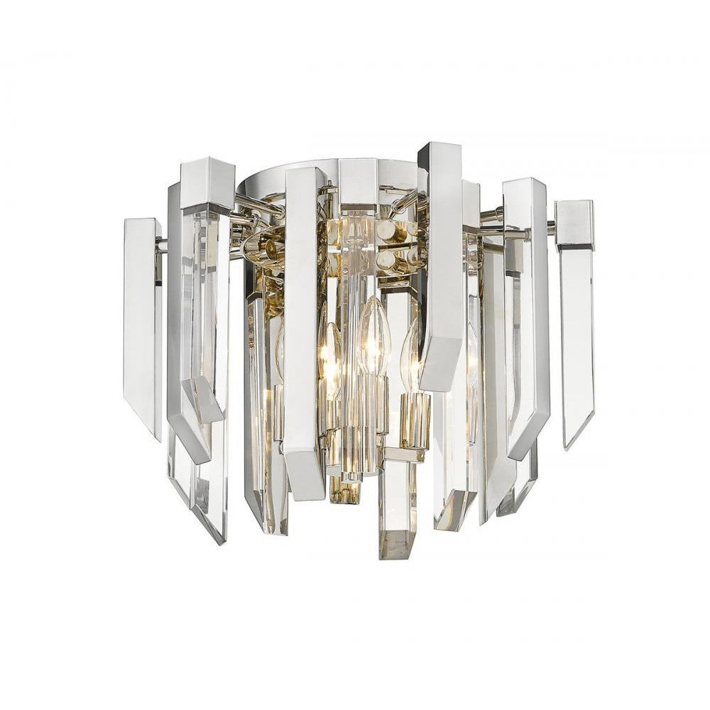 Z-Lite Lighting 4006F-PN Flush Mount Contemporary - Nickel