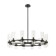 12 Light Chandelier-Clear