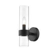 1 Light Wall Sconce-Clear