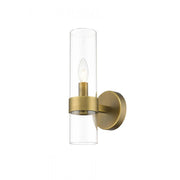 1 Light Wall Sconce-Clear