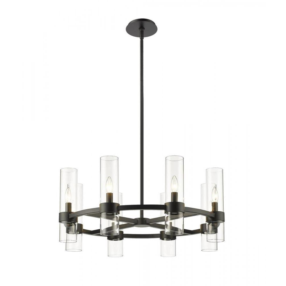 8 Light Chandelier-Clear