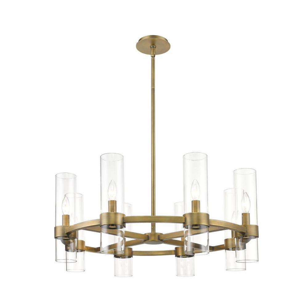 8 Light Chandelier-Clear
