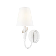 1 Light Wall Sconce-White