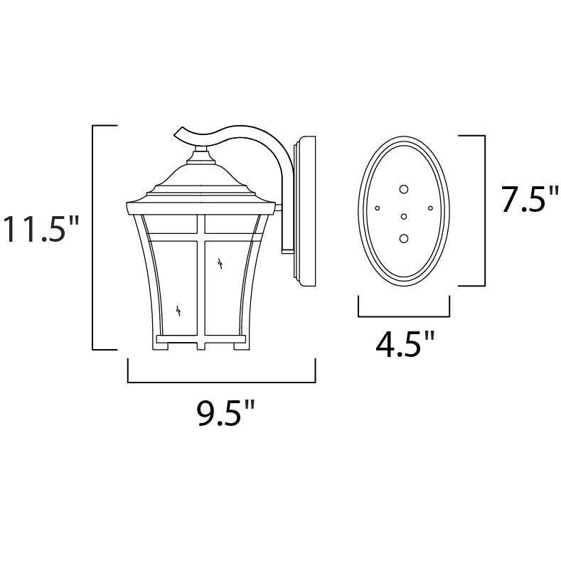 Maxim Lighting BALBOA VX 40163GFCO Exterior Craftsman Mission - Copper