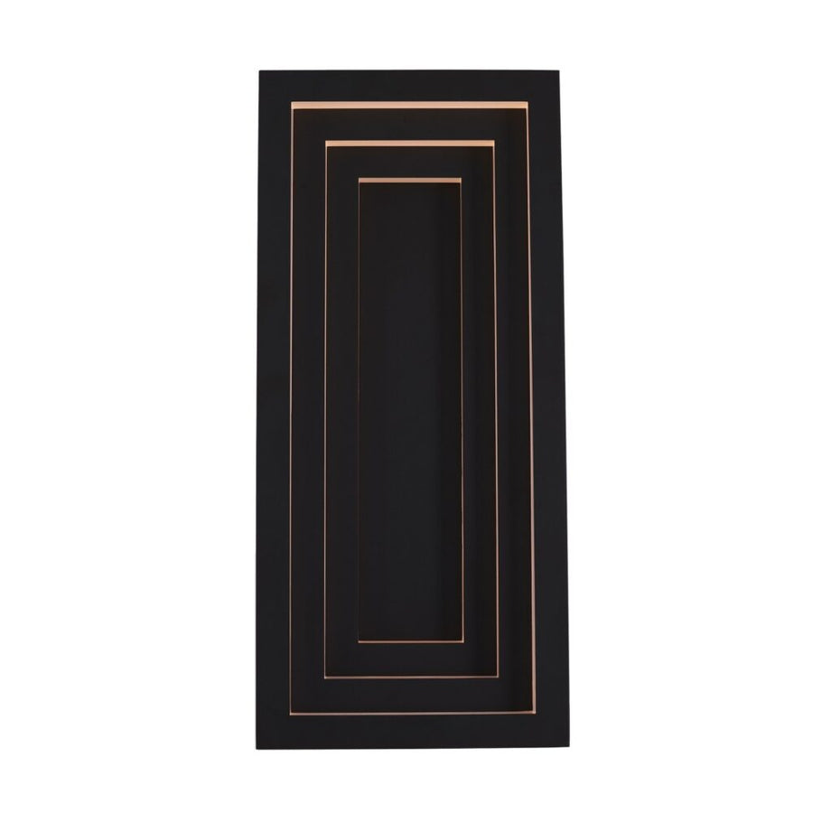 Chrysler  20 in Outdoor Wall Sconce – Matte Black – 401921MB