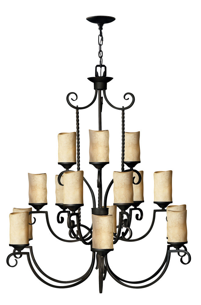 Hinkley Lighting CASA 4019OL Chandelier Country Rustic - Olde Black