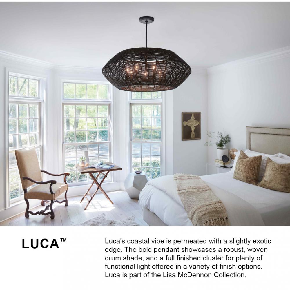 Hinkley Lighting LUCA 40387BLK Pendant Bohemian - Black