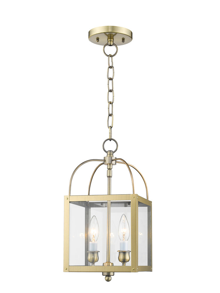 Livex Lighting MILFORD 4041-01 Exterior Transitional - Antique Brass