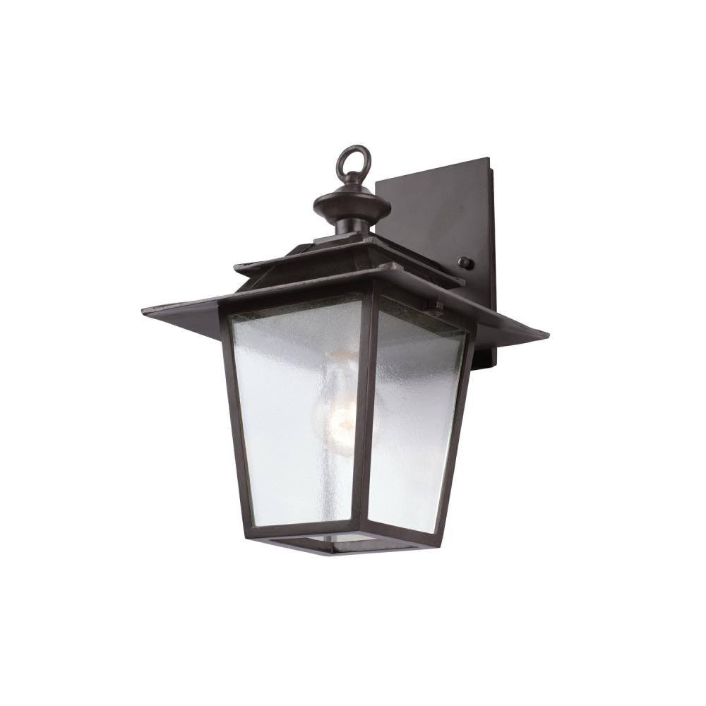 Saddlebrook Outdoor 10 Inch Wall Sconce – Aged Iron – 404120AI