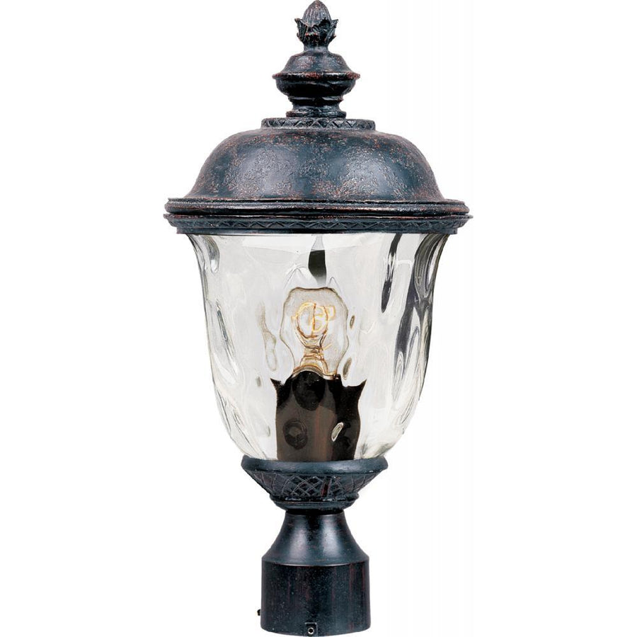 Carriage House VX 9 Inch Outdoor Post Lantern – Oriental Bronze