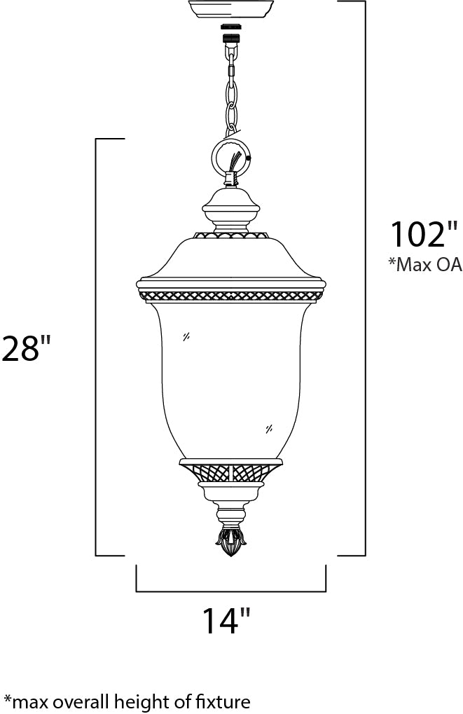Carriage House VX-Outdoor Hanging Lantern