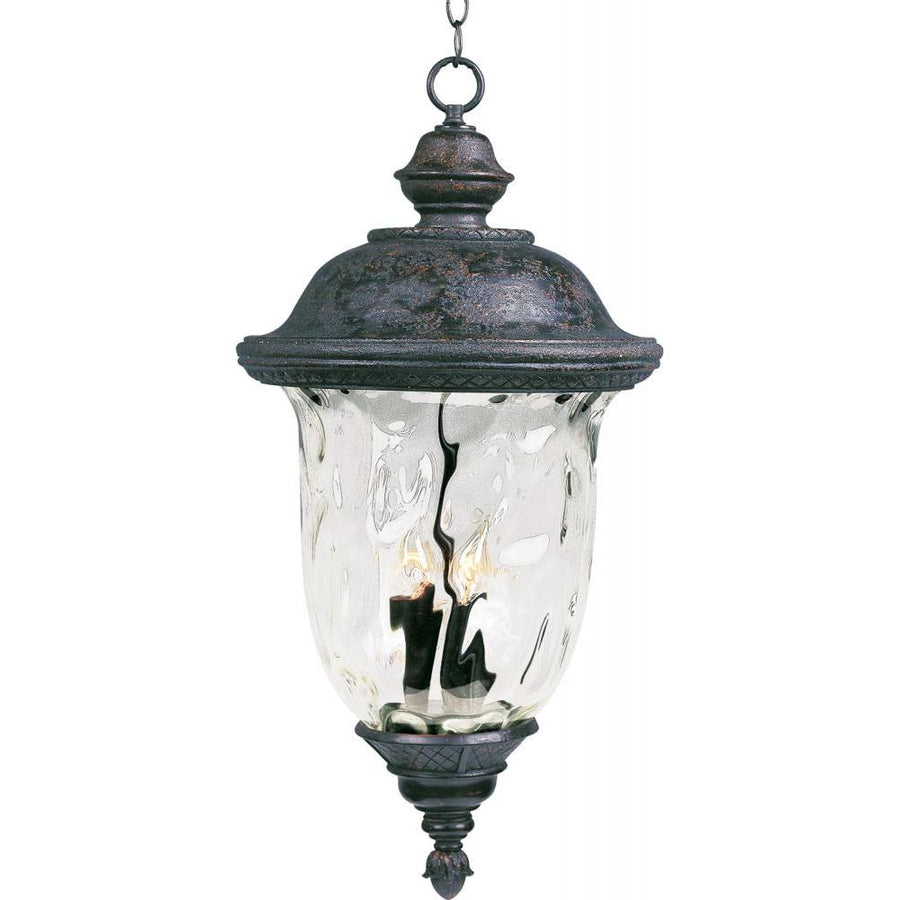 Carriage House VX 14 Inch Outdoor Hanging Lantern – Oriental Bronze