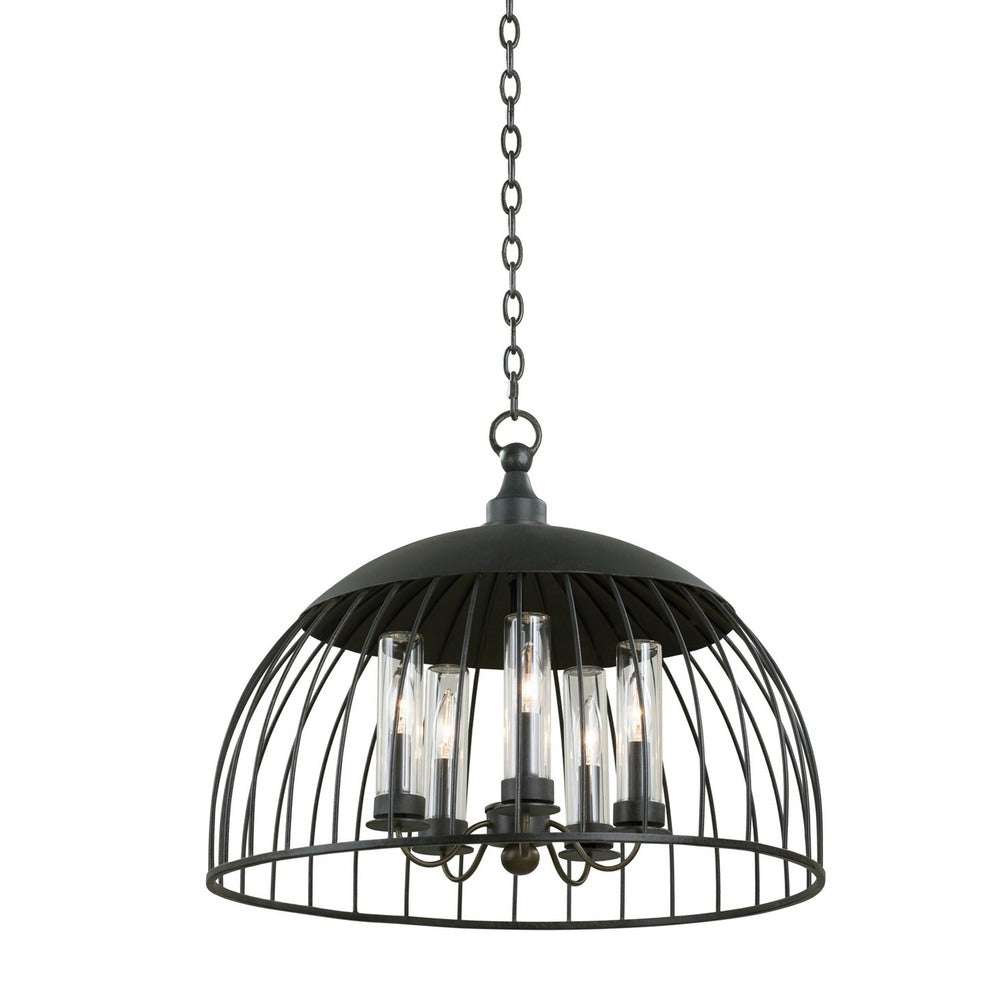 Kalco Lighting LUDLOW 404750NI Pendant Mid Century Modern - Black