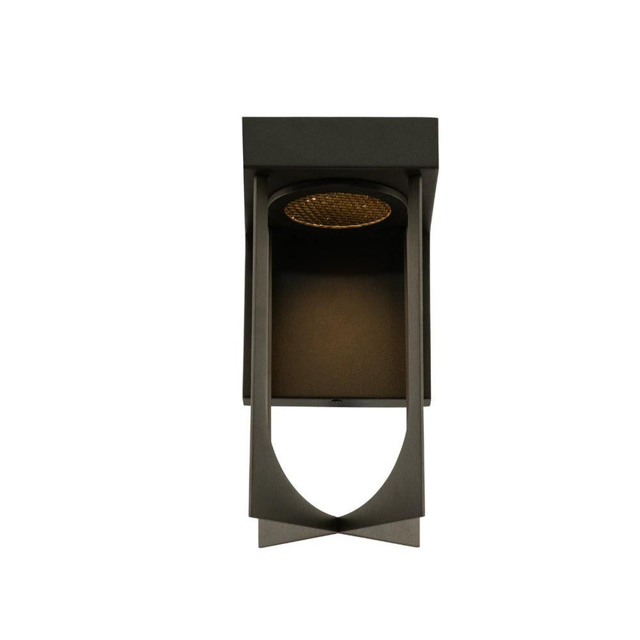 Optika Outdoor 6 Inch Wall Lantern – Matte Black – 405221MB