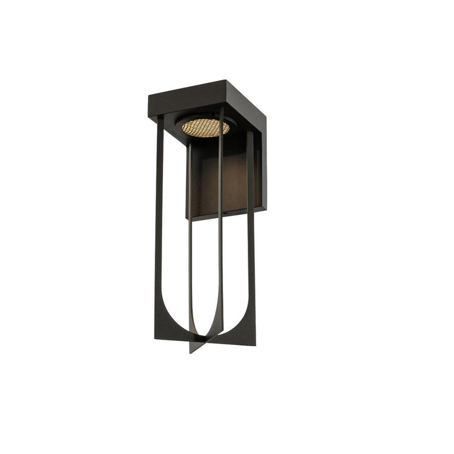 Optika Outdoor 6 Inch Wall Lantern – Matte Black – 405222MB