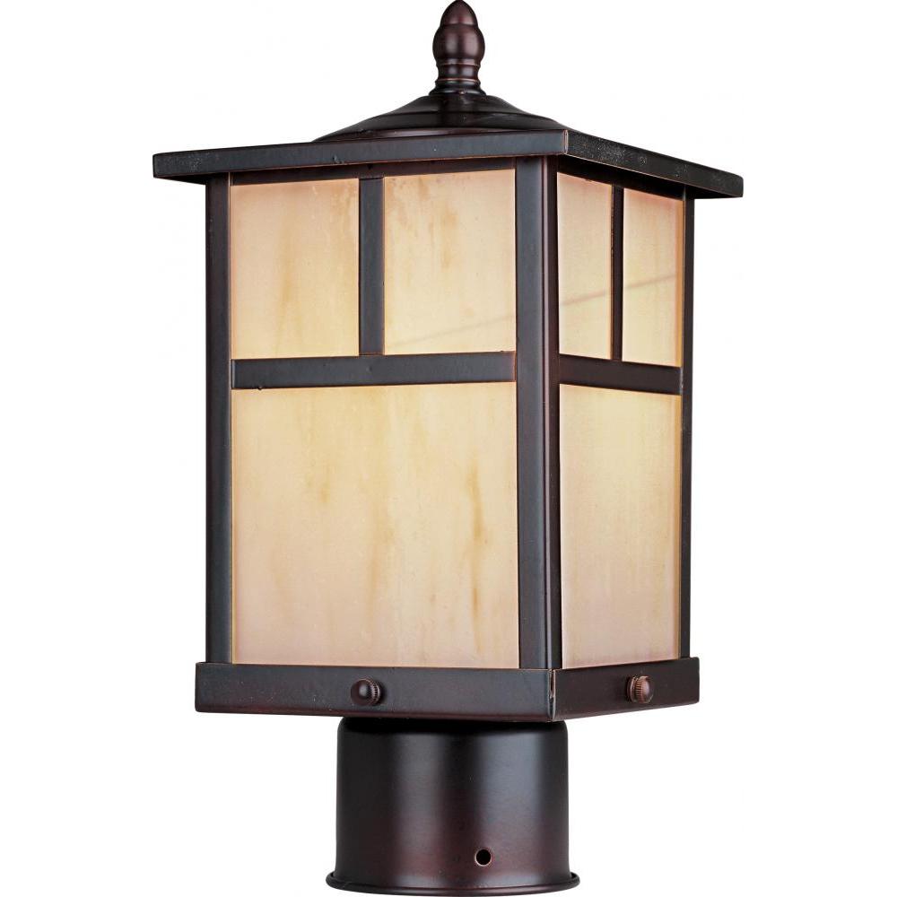 Maxim Lighting 4055HOBU Coldwater 6 Inch Outdoor Post Lantern – Burnished