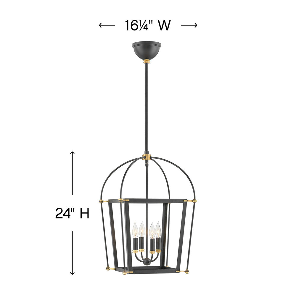 Hinkley Lighting SELBY 4057BK Pendant Traditional - Black