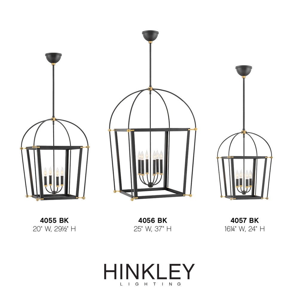 Hinkley Lighting SELBY 4057BK Pendant Traditional - Black