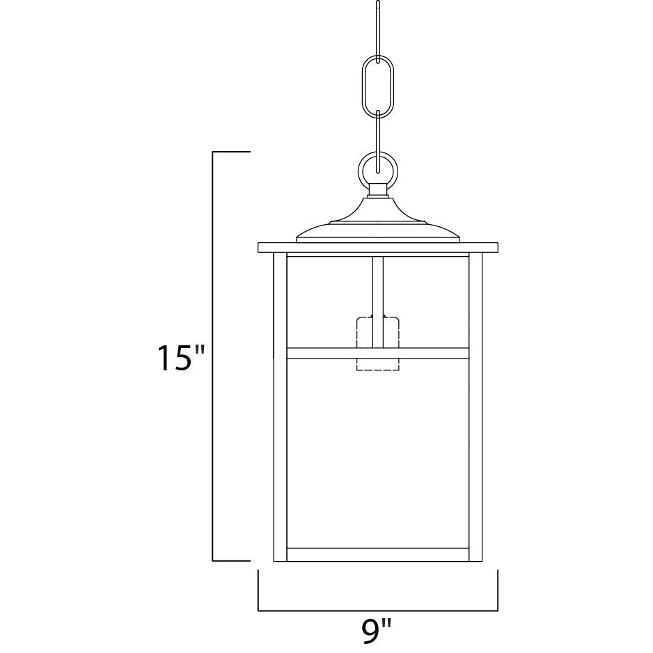 Maxim Lighting COLDWATER 4058HOBU Exterior Craftsman Mission - Black