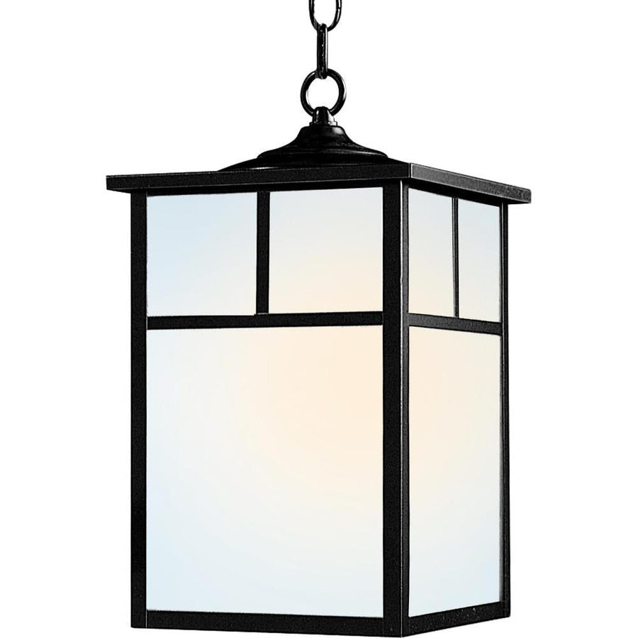 Coldwater 9 Inch Outdoor Hanging Lantern – Black