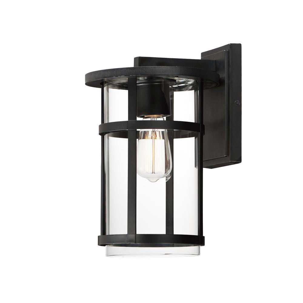 Clyde Vivex 9 Inch Outdoor Wall Lantern – Black