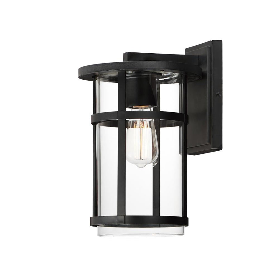 Clyde Vivex 9 Inch Outdoor Wall Lantern – Black