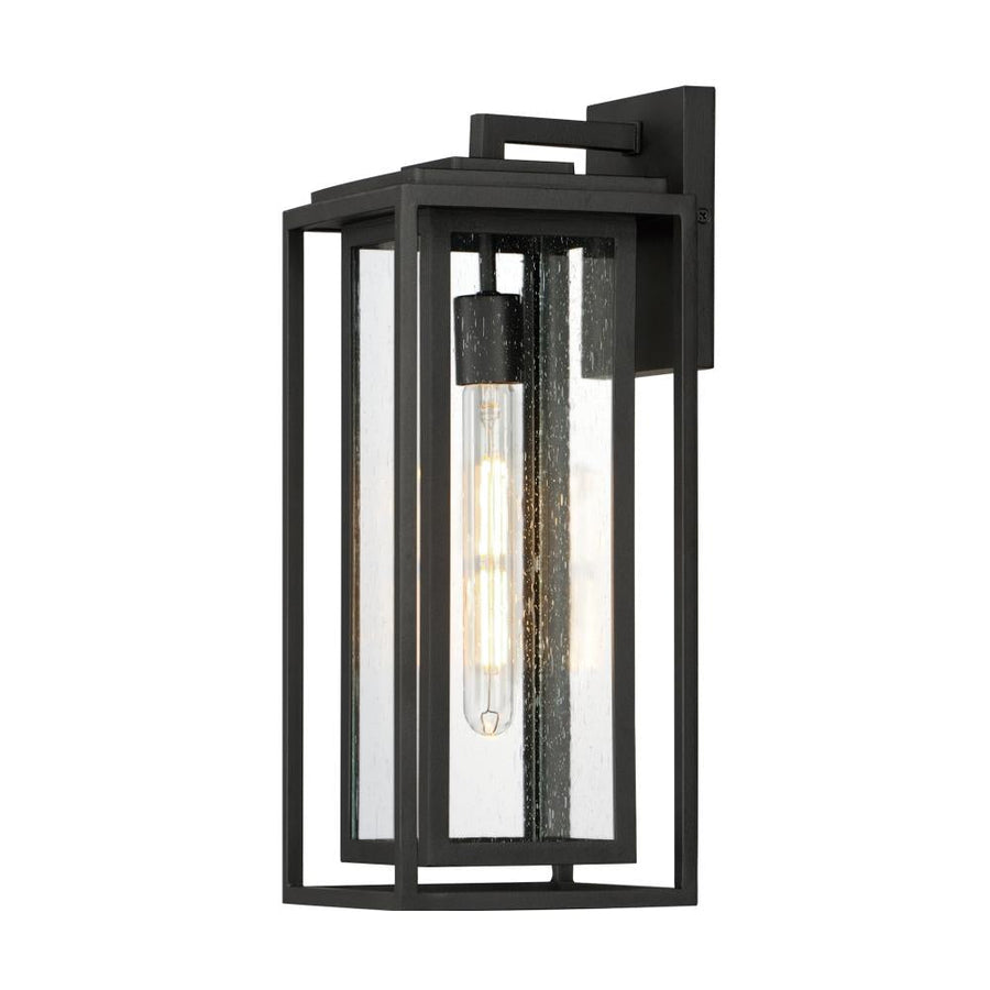 Cabana VX 7 Inch Outdoor Wall Lantern – Black