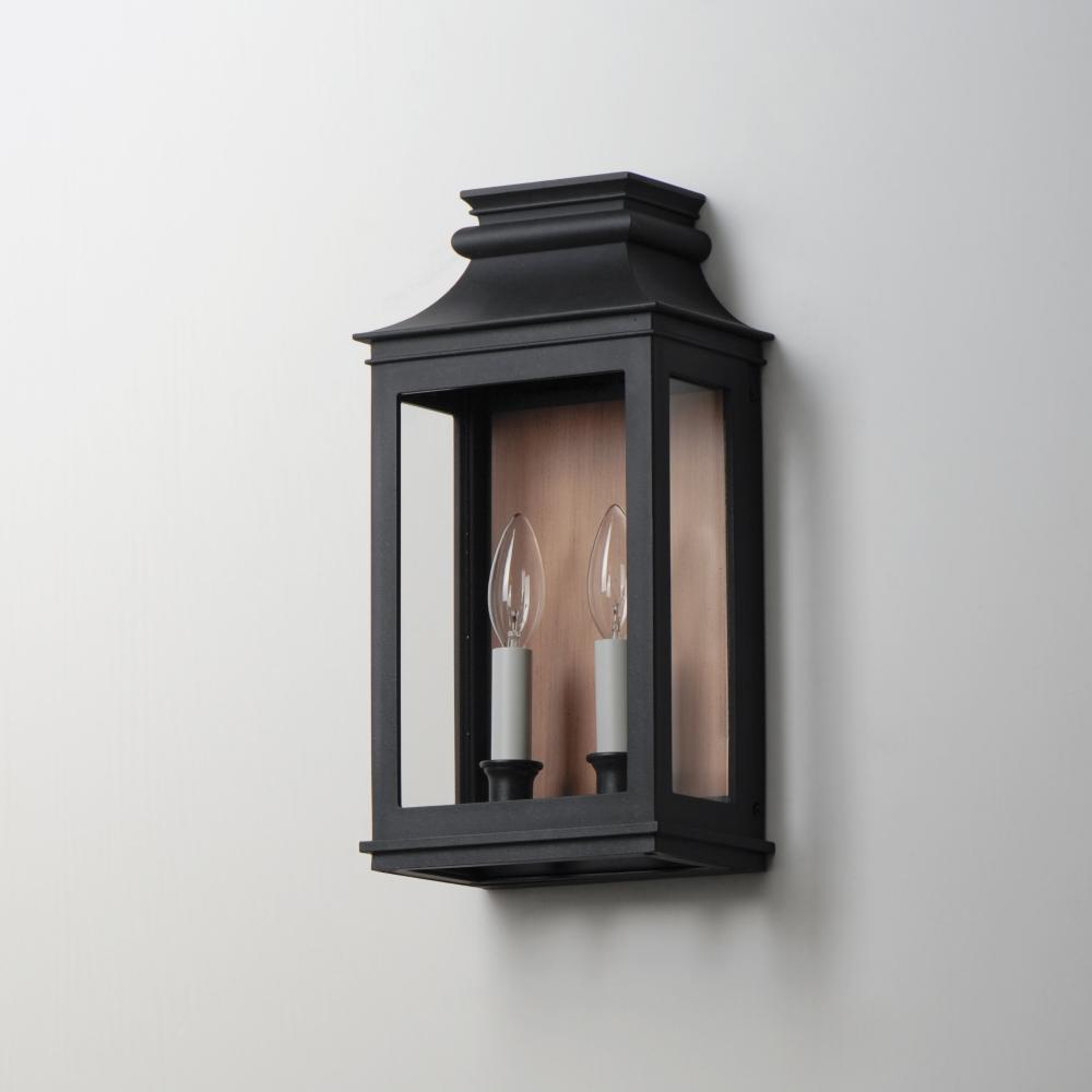 Maxim Lighting SAVANNAH VX 40914CLACPBO Exterior Wall Lantern Historic - Black (OPEN BOX SALE)