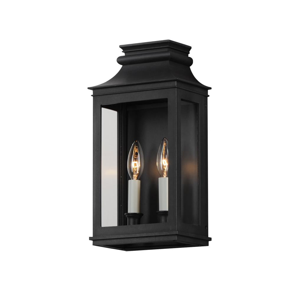 Savannah VX 7.75 Inch Outdoor Wall Lantern – Black Oxide