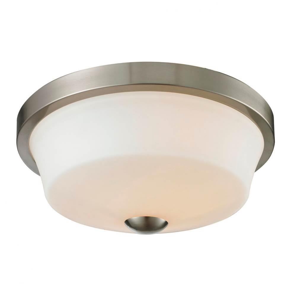 Z-Lite Lighting NICKEL TONES 410F2 Flush Mount - Nickel