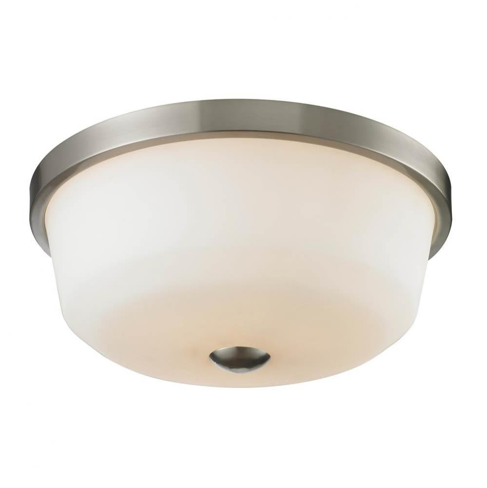 Z-Lite Lighting NICKEL TONES 410F3 Flush Mount - Nickel