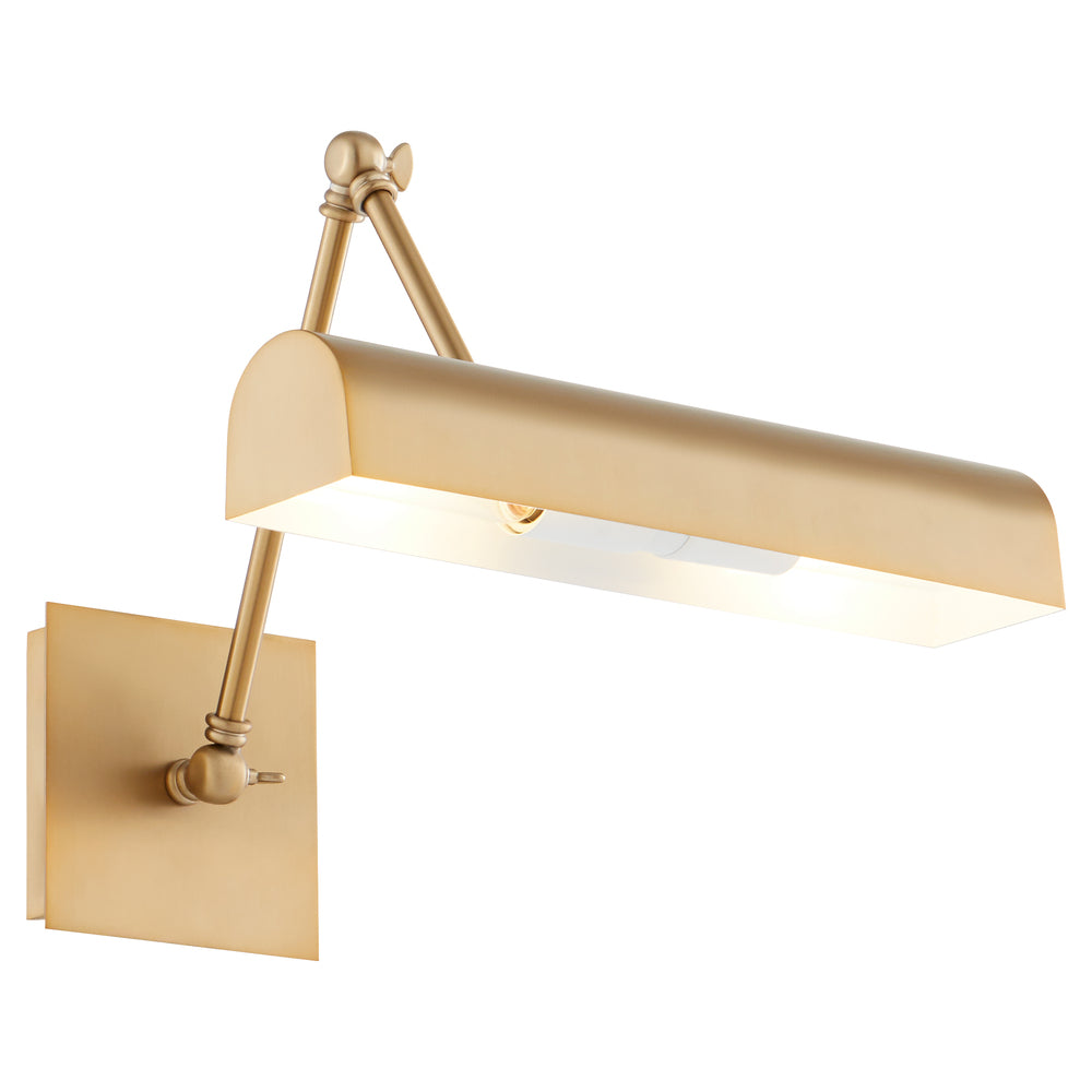 Quorum Lighting 411-15-80 Sconce Traditional - Aged Brass