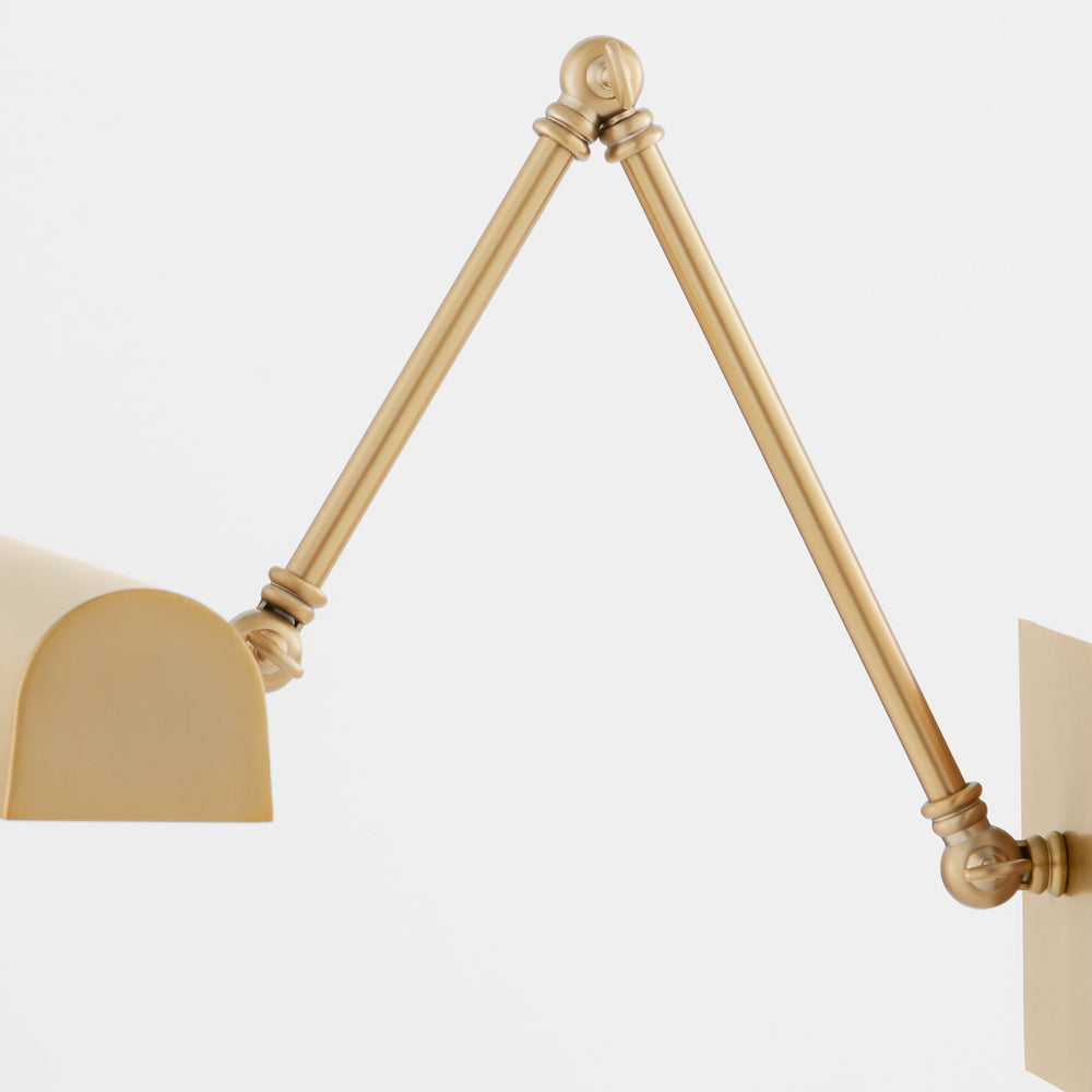 Quorum Lighting 411-15-80 Sconce Traditional - Aged Brass