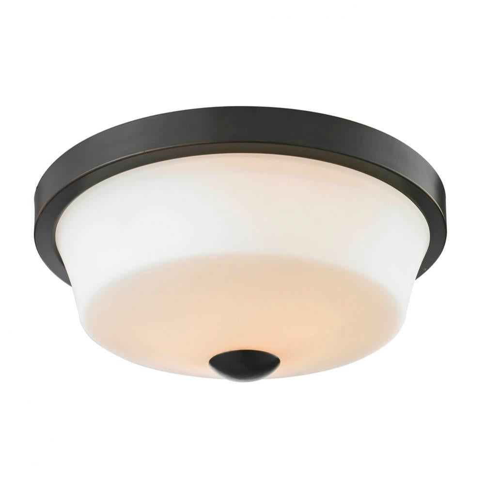 Z-Lite Lighting COPPER TONES 411F2 Flush Mount - Bronze