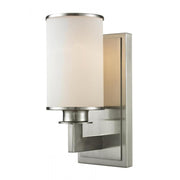 1 Light Wall Sconce-Matte Opal