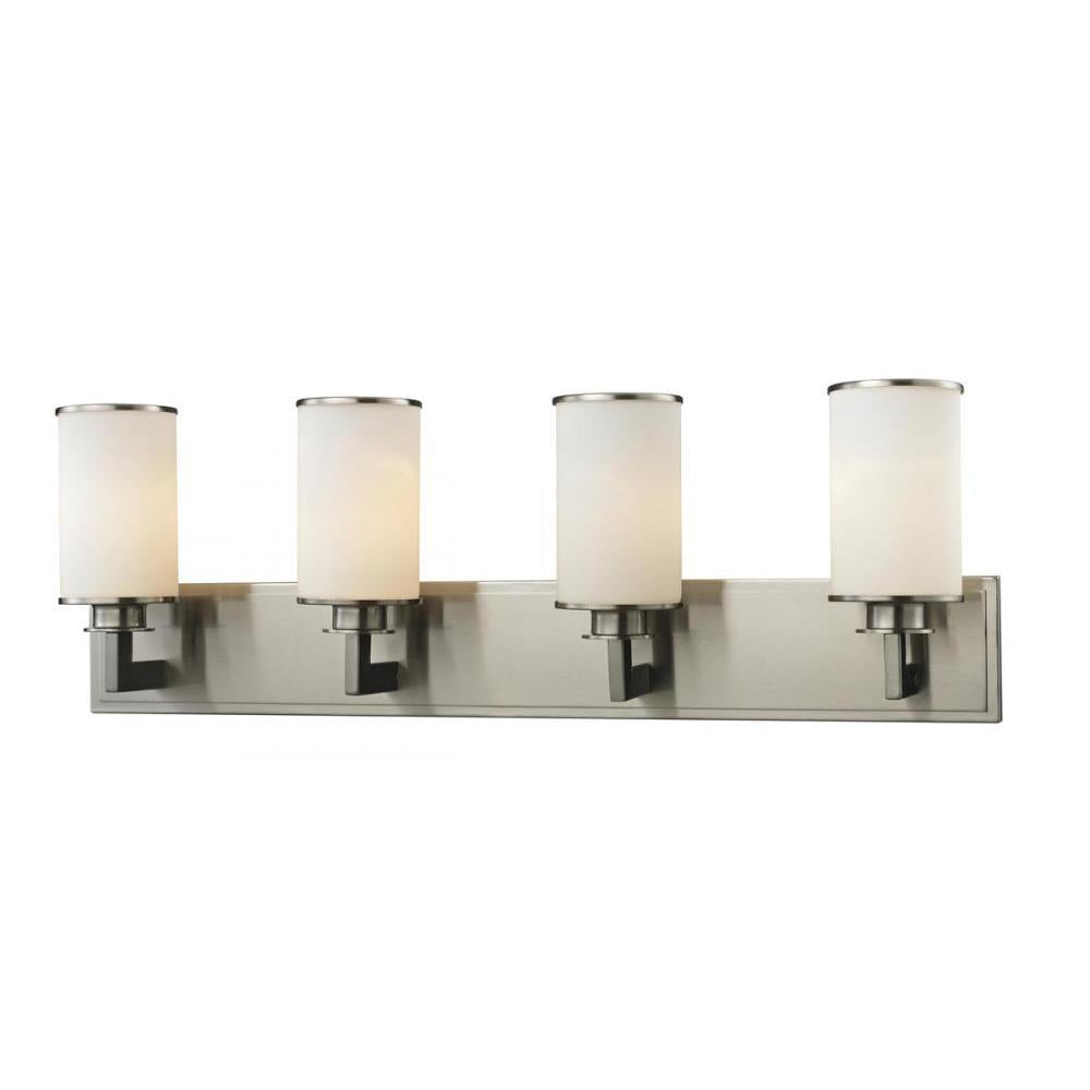 4 Light Vanity-Matte Opal