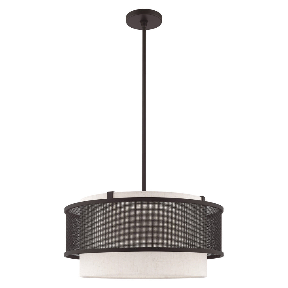 Livex Lighting BRADDOCK 41205-07 Pendant Transitional - Bronze