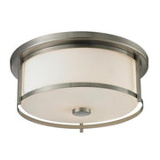 3 Light Flush Mount Light-Matte Opal