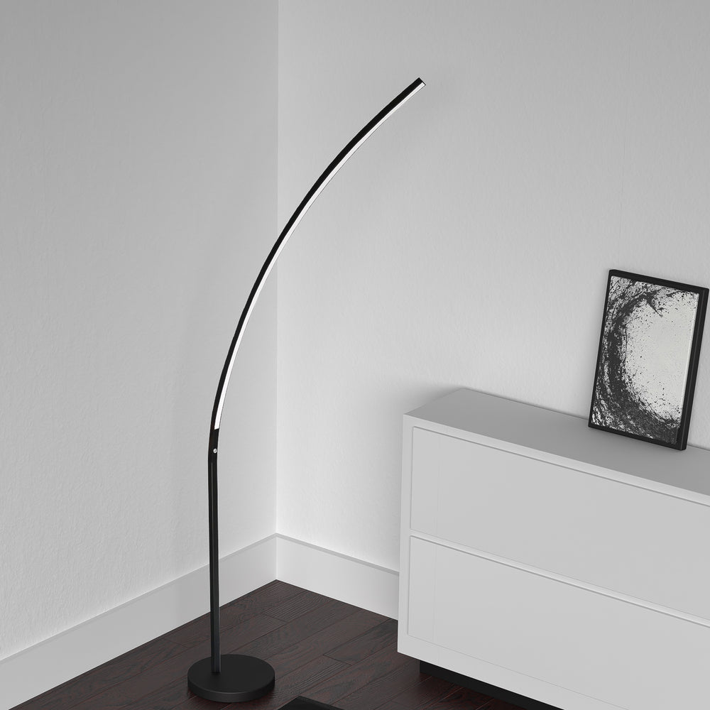 Dainolite 412LEDF-MB Lamp Modern - Matte Black